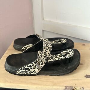 Betula by Birkenstock animal print Sandals Womens Size 7